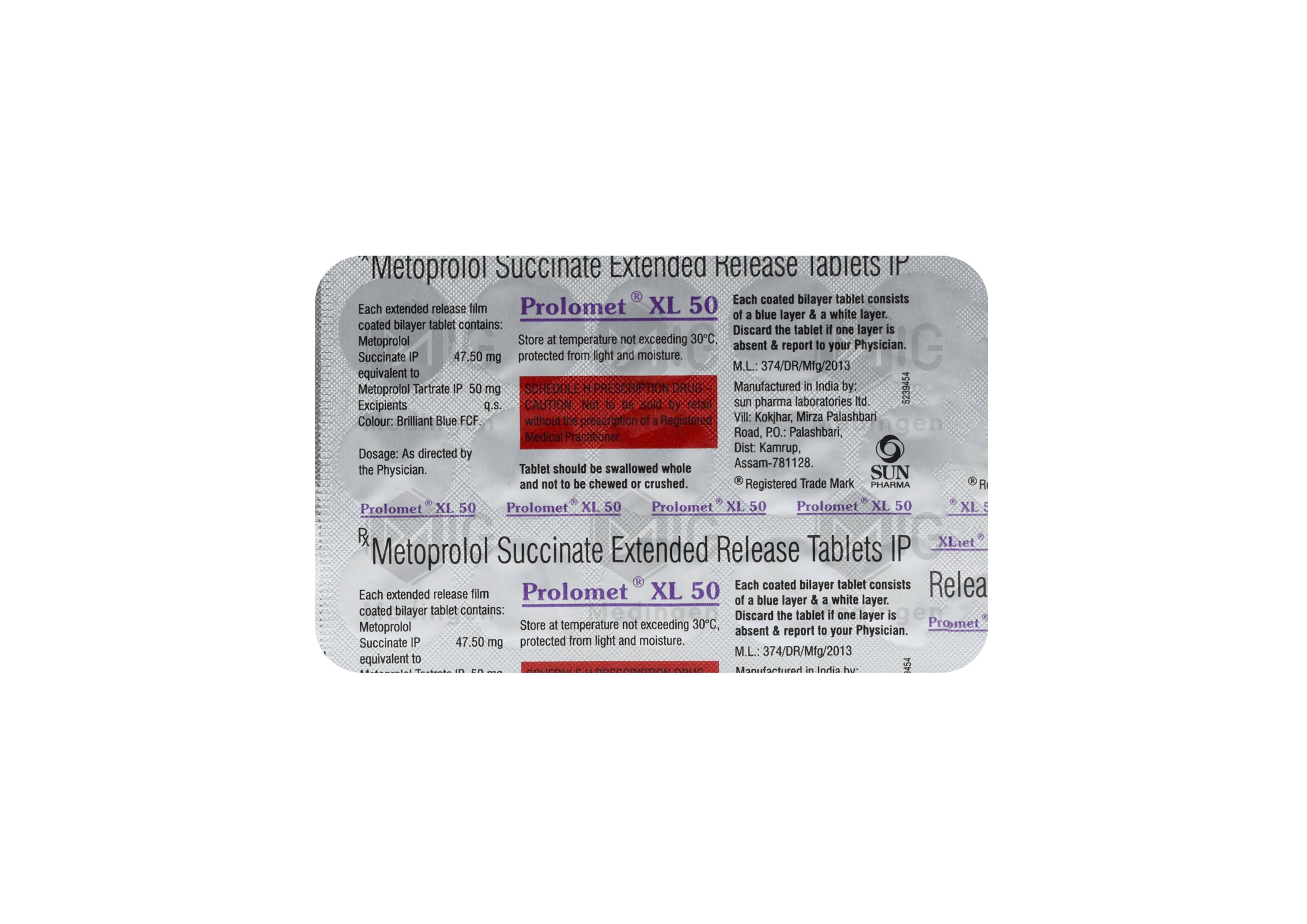 PROLOMET XL 50MG